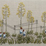 Embroidered Psychological Landscapes by Michelle Kingdom