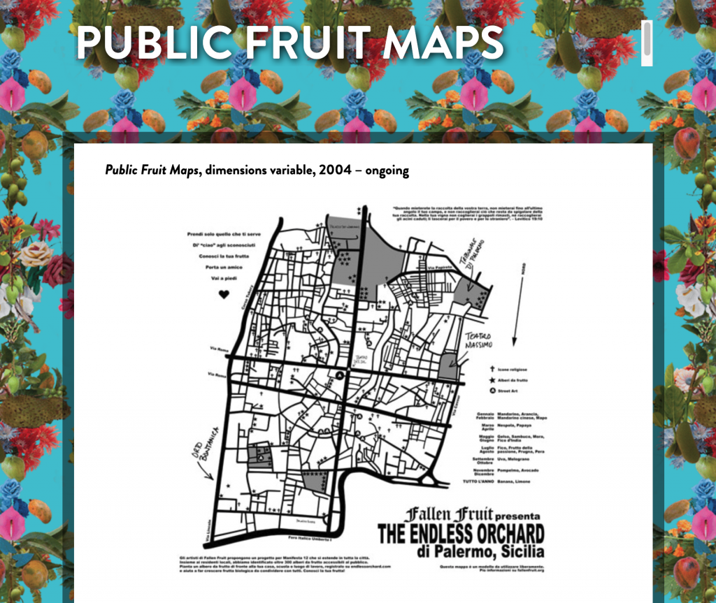 Screen Shot of Public Fruit Maps