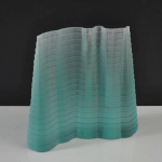 Brian Thopson, River Wear (2012) float glass, 6.5"x7"x2.5"