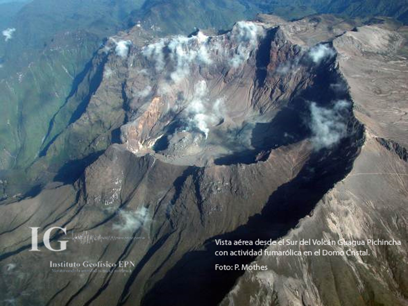 Guagua Pichincha volcano