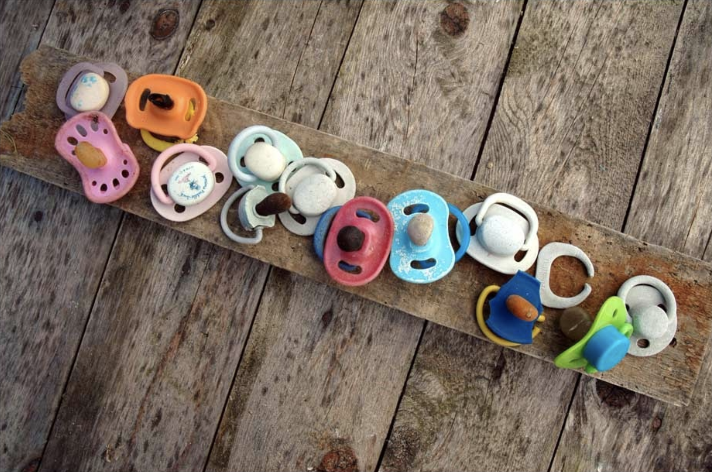 found pacifiers