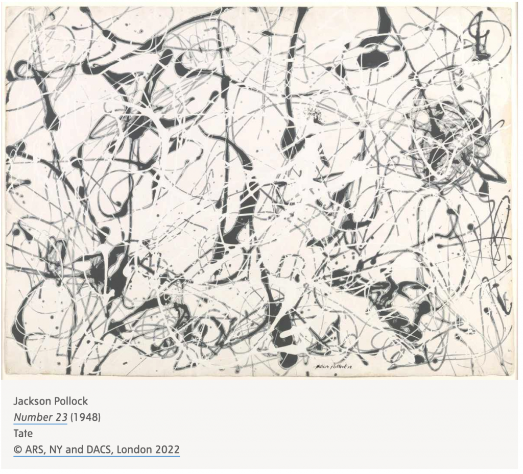 Jackson Pollock painting