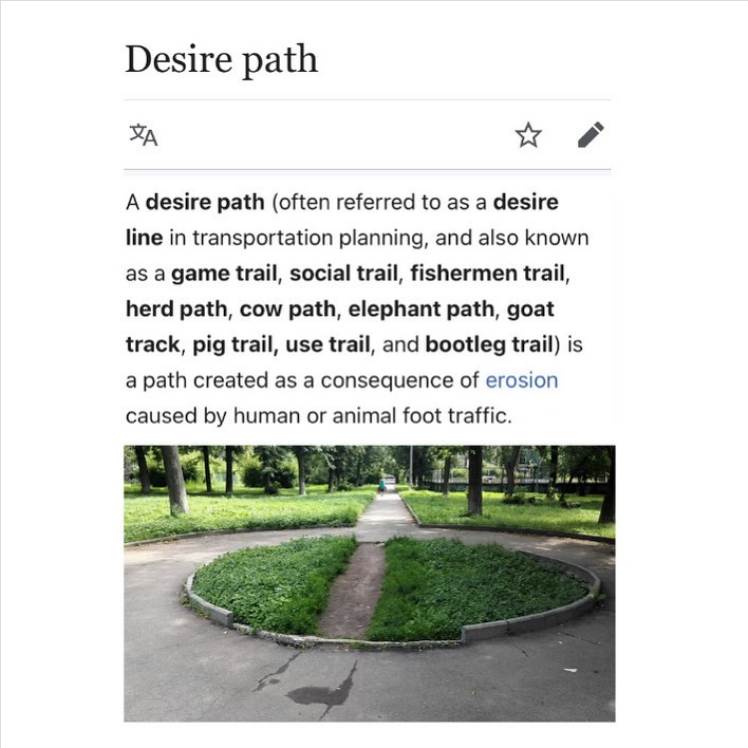 desire paths definition
