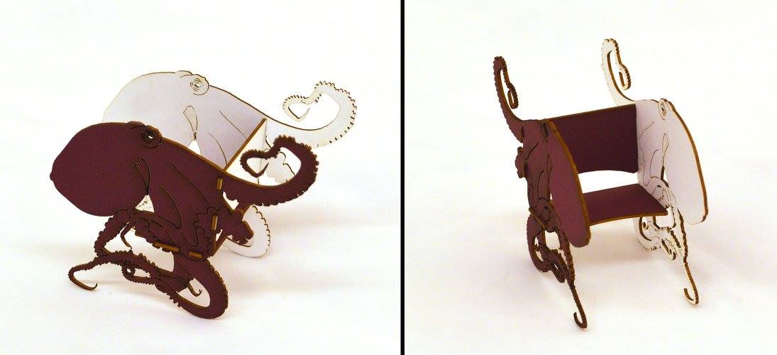 Hailey Angione, "Octopus Chair"